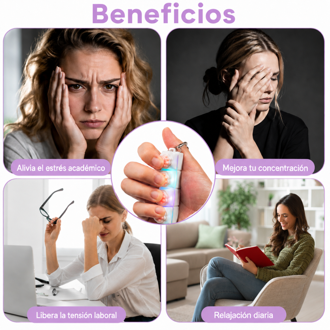 Llavero de Teclado Sensorial Antiestrés