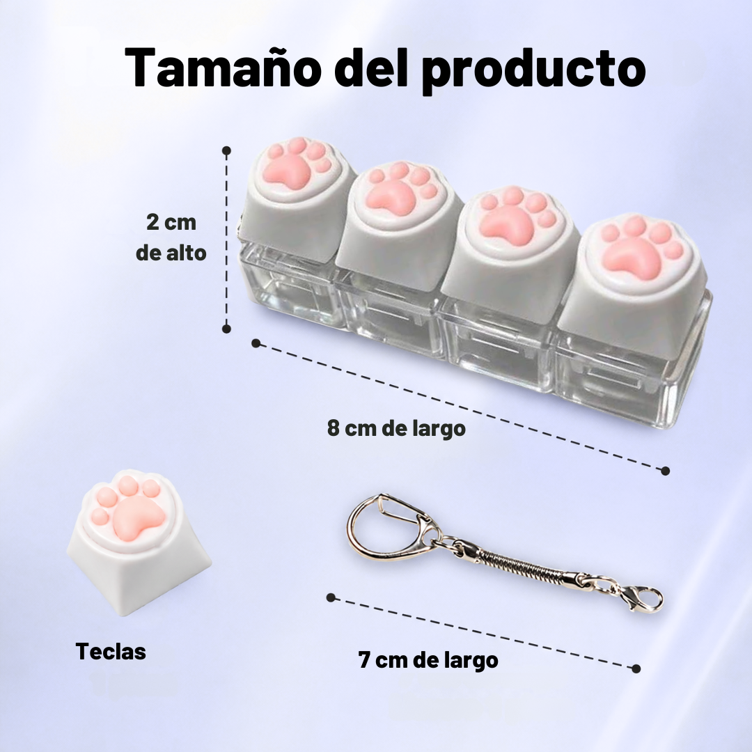Llavero de Teclado Sensorial Antiestrés
